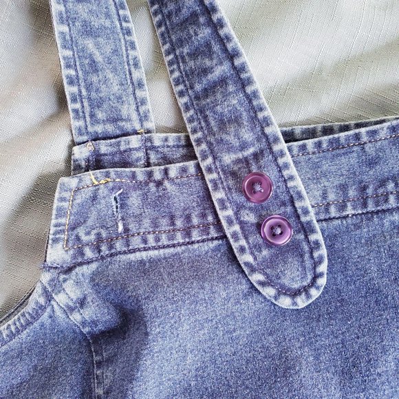 Bob Mackie Wearable Art Jean Bib Dress - Picture 4 of 7